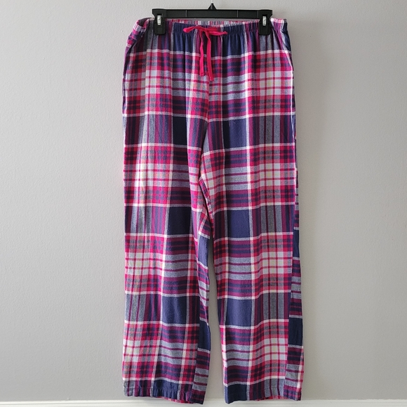 Sonoma Women's Plaid Pajama Set - Pink and Blue Size: L - Picture 7 of 12